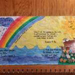 A drawing of Noah's Ark.